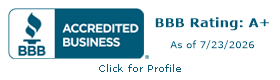 Better Business Bureau accredited business seal